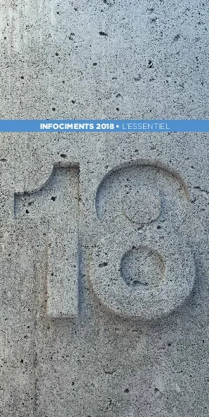 Infociments 2018 - L'essentiel