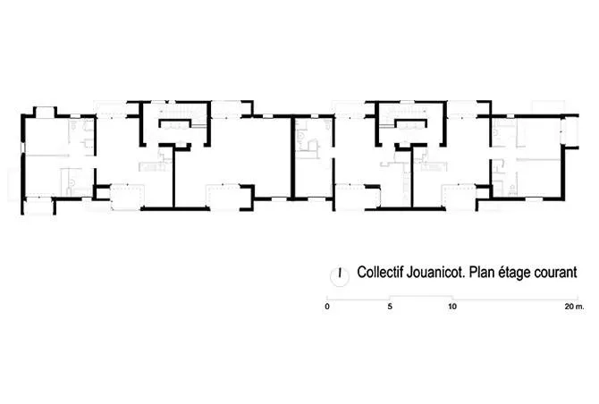 Plan étage courant