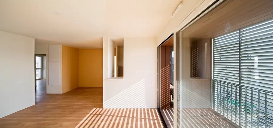 chaque logement bénéficie d’un espace de vie prolongé sur l’extérieur et d’une double exposition.