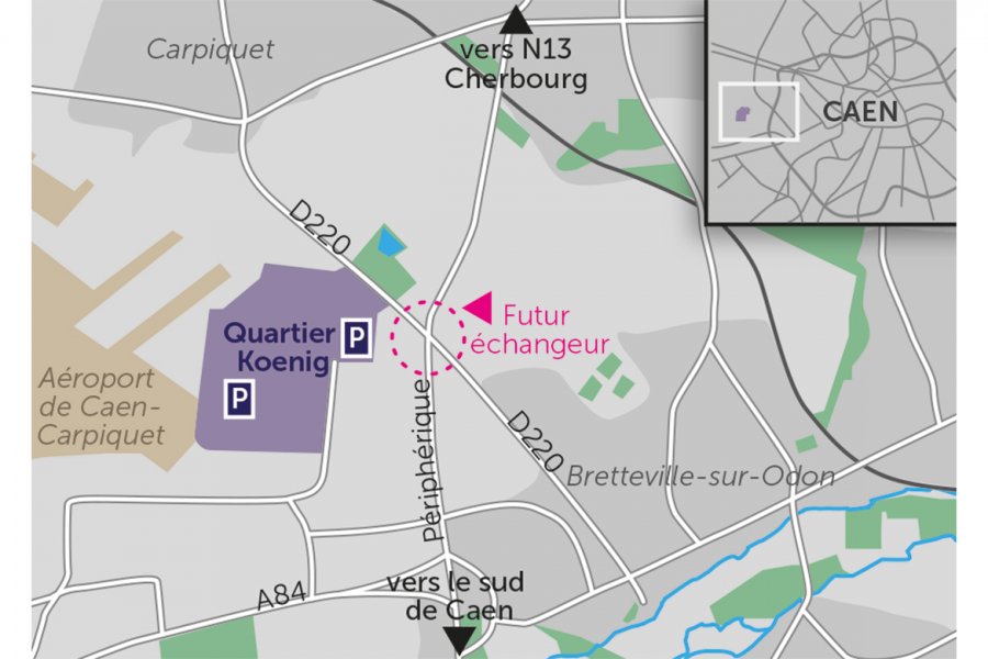 Plan quartier Koening