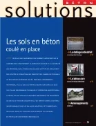 SB N°134. Les sols en béton coulés en place