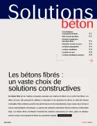 Les bétons fibrés : un vaste choix de solutions constructives