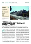 En bretagne, le retraitement en place trace la route 