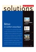 SB N° 133. Béton et confort acoustique