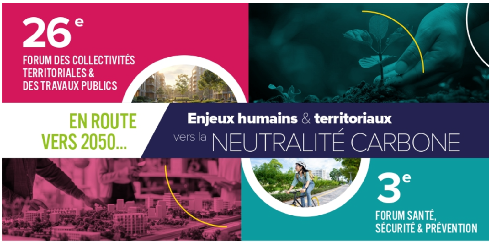 Affiche 26ème Forum Collectivités territoriales et TP